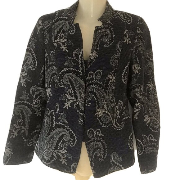 ZARA Blazer Paisley Jacket - Picture 2 of 6